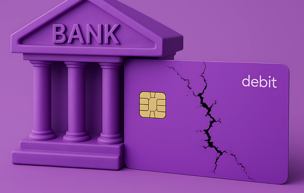 imagem roxa ilustrativa do banco central falando se o nubank vai quebrar